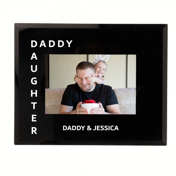 Personalised Daddy And Daughter Photo Frame